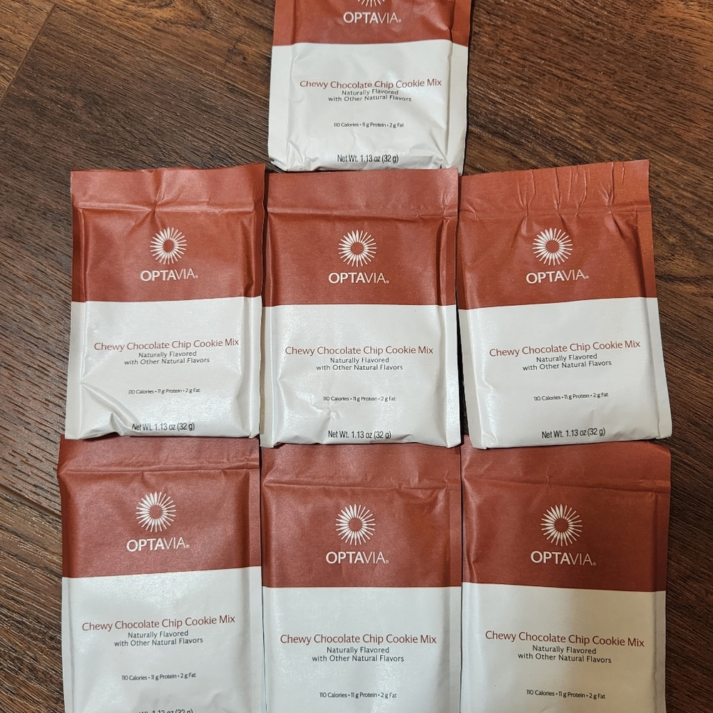 Optavia lot of 7 chocolate chip cookie mix